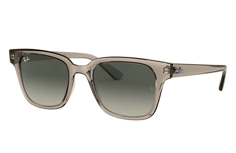 ray ban transparent frame sunglasses.